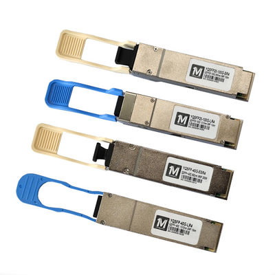 Modulo óptico MPO QSFP28-100G-SR4 DDM compatível 850nm 100m Transceptor de fibra óptica