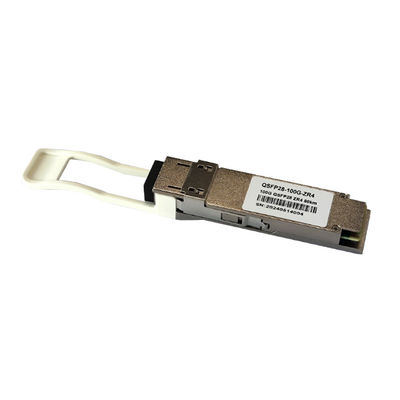 Transceptores de fibra óptica QSFP28-100G-ZR4 DDM Compatível Qsfp28 módulo transceptor 1310nm 80km ZR4 módulo óptico LC