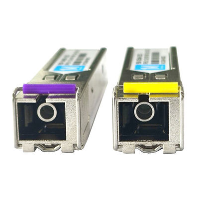 Tipo de fibra SMF 2.5G BIDI 80km 1490nm/1550nm SC Connector DDM WDM Simplex Modulo Óptico Transceptor SFP Modulo Tempo 3 anos