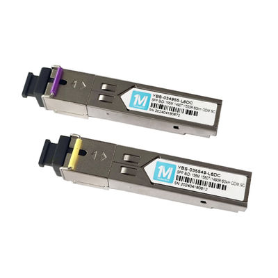 3.3V 155M BIDI 60km 1490nm/1550nmn SC Conector DDM WDM Simplex Modulo Óptico Transceptor Modulo SFP com SDK de Rede