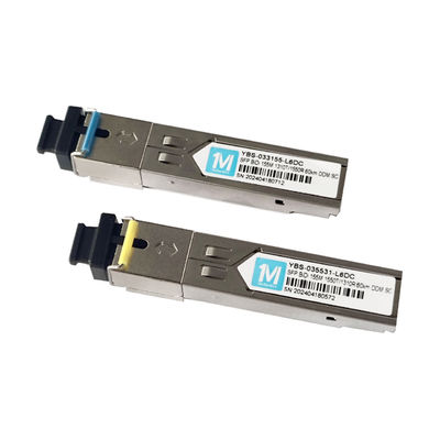 155M BIDI 60km 1310nm/1550nm SC Conector DDM WDM Modulo Óptico Simplex Transceptor Modulo SFP para Aplicações de Telecomunicações