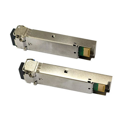 155M Duplex 10km 1310nm LC Connector DDM 100BASE SMF Fiber Optic Module Transceptor SFP plugável
