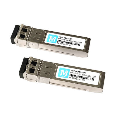 10G SFP Duplex 300m 850nm LC DDM MMF Multimodo VCSEL módulo de transceptor óptico para rede estável e segura em MMF