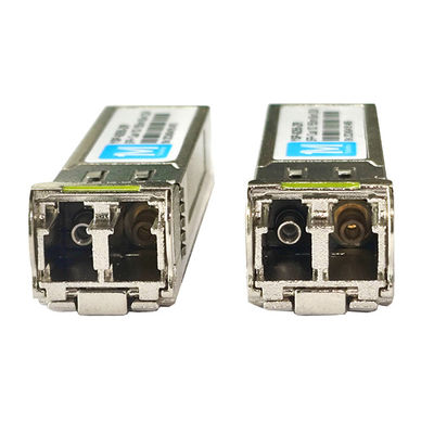 10G SFP Duplex LC 80km 1550nm LC DDM SMF 10GB Módulo óptico Módulo SFP de modo único Módulo SFP 10G ZR 1550nm Comprimento de onda