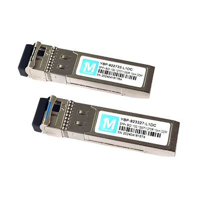 10G SFP BIDI LC Interface Transceptor óptico DDMI 10km 1270nm/1330nm WDM LC Connector 10G LR Modulo de fibra de modo único
