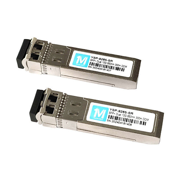 10G SFP Duplex 300m 850nm LC DDM MMF Multimodo VCSEL módulo de transceptor óptico para rede estável e segura em MMF